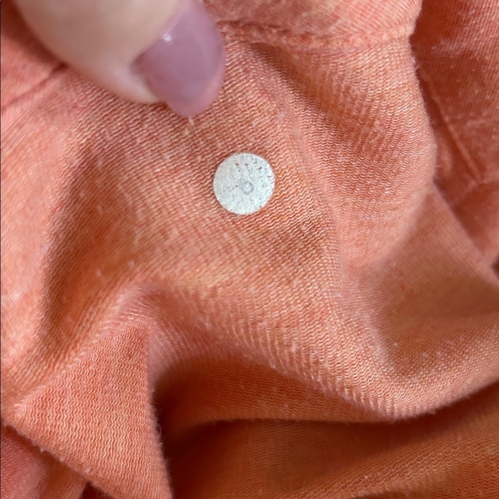 Lululemon Orange Wrap Cardigan Size 6 - Picture 8 of 8